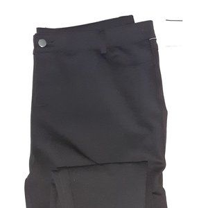 New Daisy Fuentes Black Zip Up Skinny Pants  XL